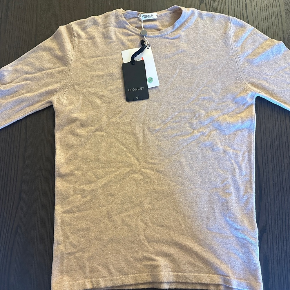 Crossley sweater - Dark Salmon Pink - Men’s M - *New with tags*